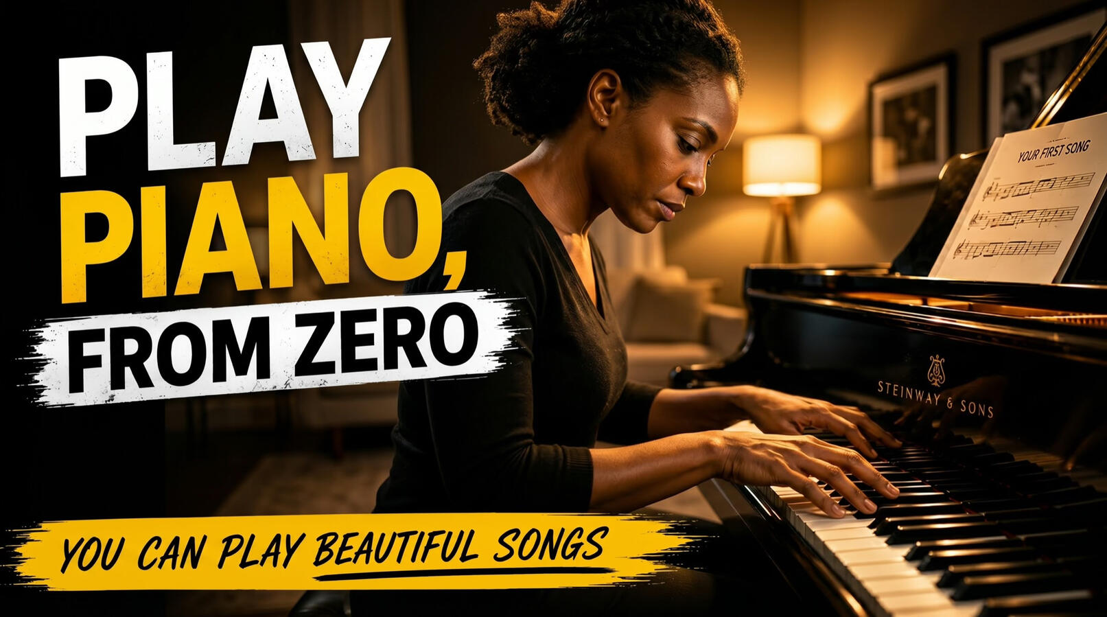 Play Piano From Zero - Beginner Piano Accompaniment Course Play Piano From Zero - Beginner Piano Accompaniment Course